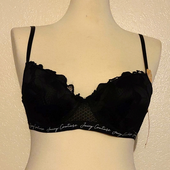 B2G1Free!    JUICY COUTURE Sexy Pushup Bra in Black - Picture 1 of 5